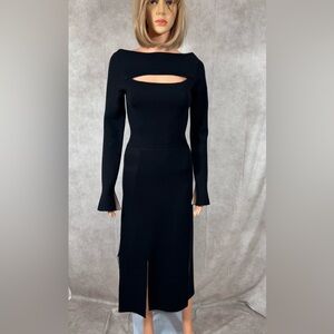 NWT - 3.1 Phillip Lim Black Sheath Dress with Square Neck